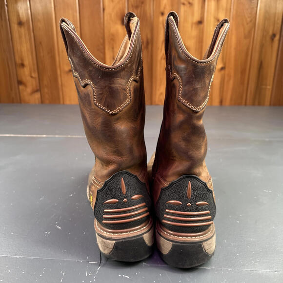 Dan Post Boots Journeyman Waterproof Comp Toe Work Men's Brown size 11 D - Picture 6 of 10